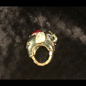 Betsey Johnson elephant ring